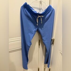 FIGS Livingston pants, women’s medium, ceil blue